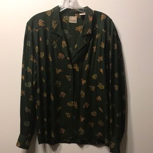 Liz Claiborne Green Shirt 6